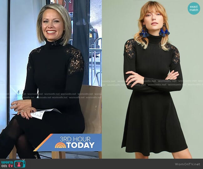 Eliza J Gwynne Turtleneck Dress worn by Dylan Dreyer on Today