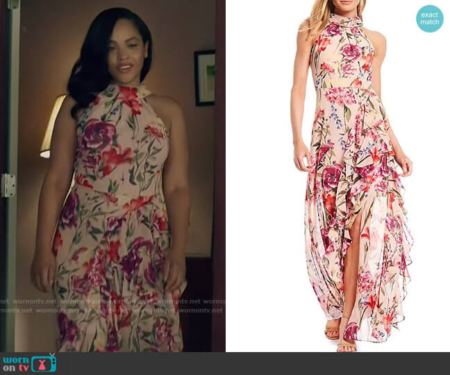WornOnTV Darla’s floral maxi dress on Queen Sugar Bianca Lawson(02)