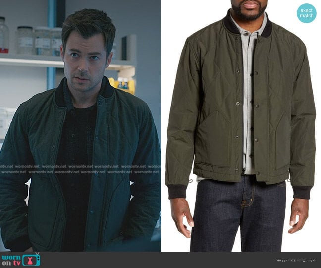 Filson Quilted Pack Water-Resistant Jacket worn by Zeke Landon (Matt Long) on Manifest