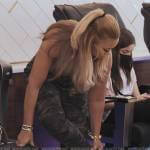 Gizelle’s Gucci sandals on The Real Housewives of Potomac