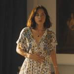 Harper’s white floral maxi dress on The White Lotus