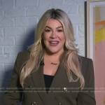 Heather McMahan’s olive green blazer on Today