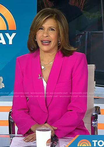 Hoda’s pink blazer on Today