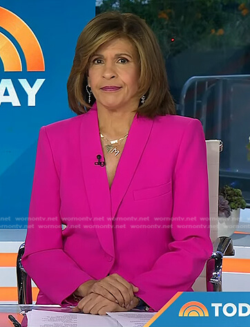 Hoda’s pink blazer on Today