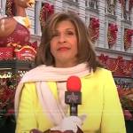 Hoda’s yellow coat at Macy’s Thanksgiving Parade
