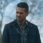Jared’s blue suede utility jacket on Manifest
