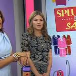 Jenna’s black floral dress on Today