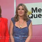 Jenna’s blue space dye dress on Today