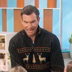 Jerry’s Christmas sweater on The Talk