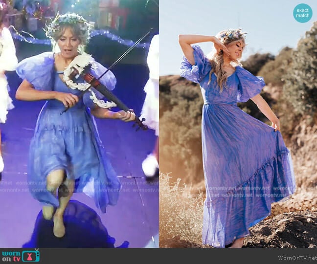Jessakae Pixie Dress x Lindsey Stirling worn by Lindsey Stirling on The Kelly Clarkson Show