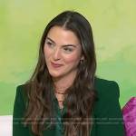 Jessica Quarello’s green blazer on Today