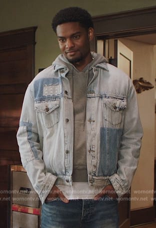 JR’s denim patch jacket on All American Homecoming