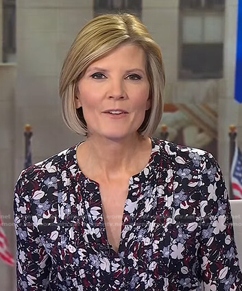Kate’s floral blouse on NBC News Daily