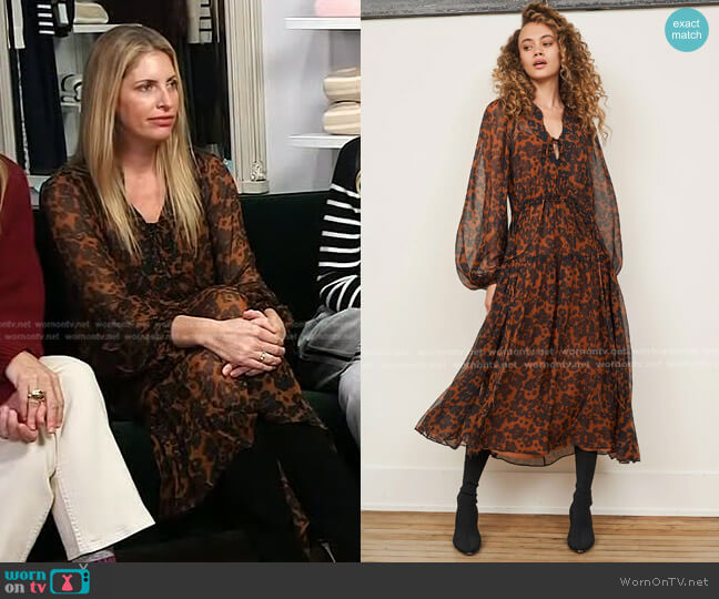 La Ligne Diane Dress worn by Valerie Macaulay on Today