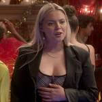 Leighton’s plaid corset top on The Sex Lives of College Girls