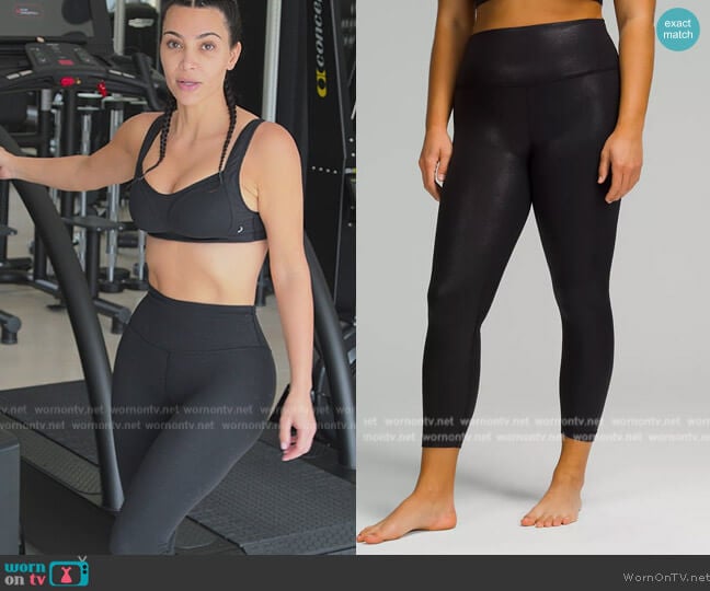 Lululemon Alighn High Rise Pants worn by Kim Kardashian (Kim Kardashian) on The Kardashians