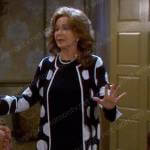 Maggie’s black polka dot jacket on Days of our Lives