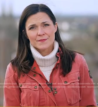 Maggie Rulli’s pink utility jacket on Good Morning America