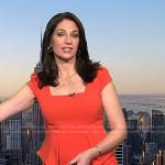 Maria’s red peplum dress on Today