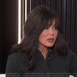 Marie Osmond’s grey blazer on E! News