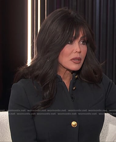Marie Osmond’s grey blazer on E! News
