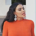 Mia’s embellished statement earrings on The Real Housewives of Potomac