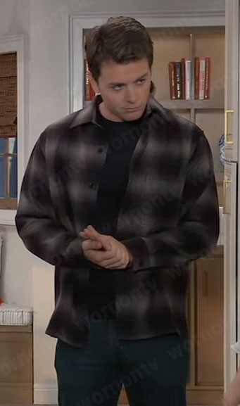 Michael’s plaid shirt on General Hospital