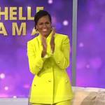 Michelle Obama’s yellow blazer and pants on Today