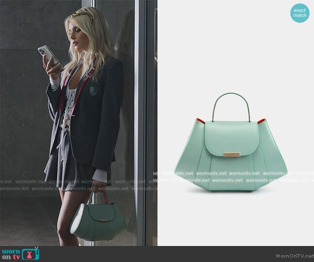 Mietis Studio Tatito Mint Green Bag worn by Isadora Artinan (Valentina Zenere) on Elite