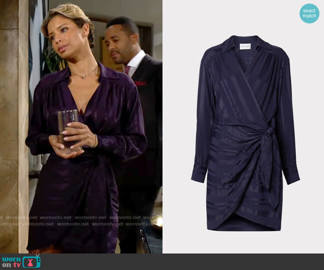 Milly Jordan Dress worn by Elena Dawson (Brytni Sarpy) on The Young and the Restless