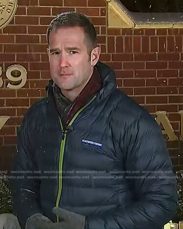 Morgan’s grey puffer jacket on Today