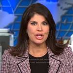 Natalie Brand’s tweed blazer on CBS Mornings