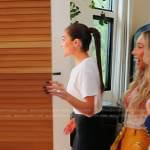 Olivia Culpo’s colorblock jeans on Today