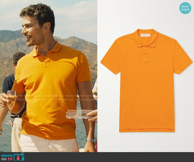 Orlebar Brown Jarrett Polo worn by Cameron Sullivan (Theo James) on The White Lotus