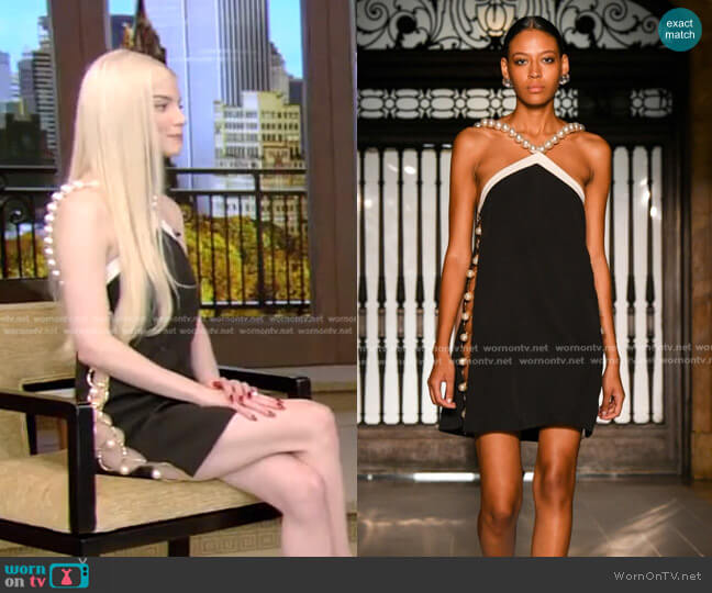 PatBo Spring 2023 Runway Collection worn by Anya Taylor-Joy on Live with Kelly and Mark