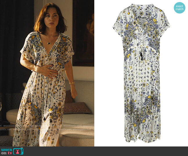 Poupette St Barth Mya Tunic worn by Harper Spiller (Aubrey Plaza) on The White Lotus