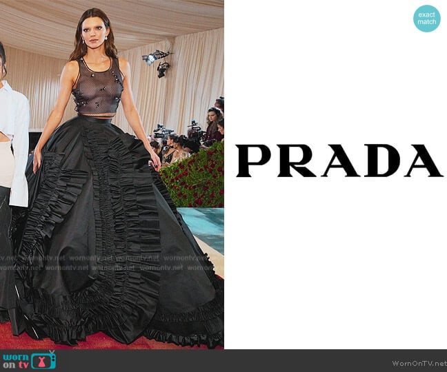 Prada Custom Dress worn by Kendall Jenner (Kendall Jenner) on The Kardashians