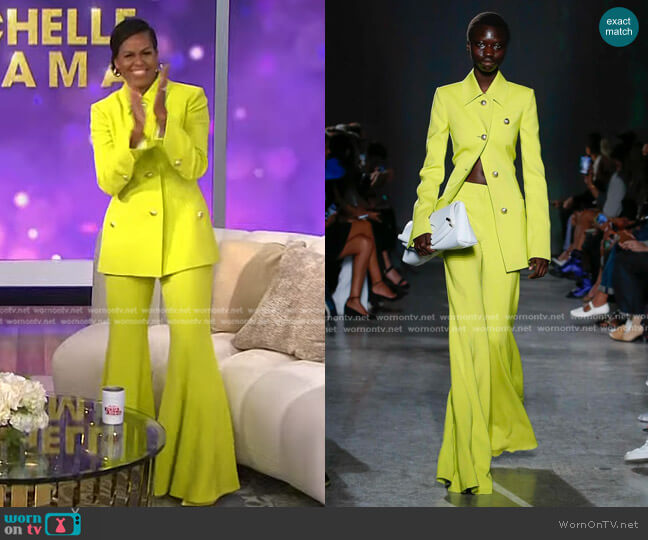 Proenza Schouler Spring 2023 Collection worn by Michelle Obama on Today