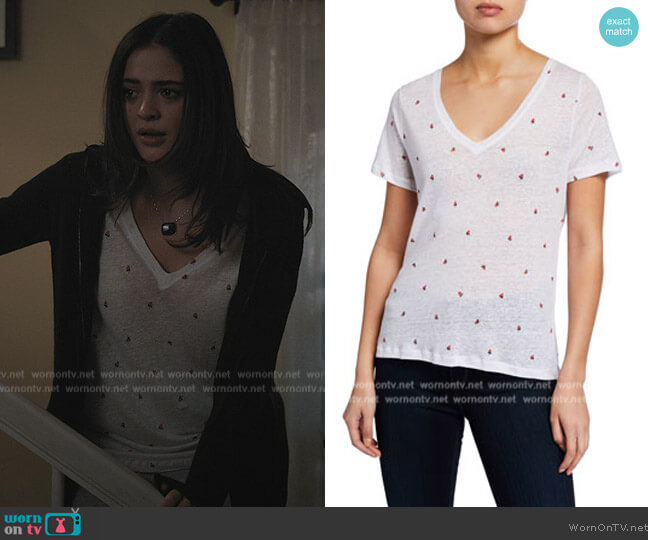 Rails Cara Strawberry-Print Tee worn by Olive Stone (Luna Blaise) on Manifest