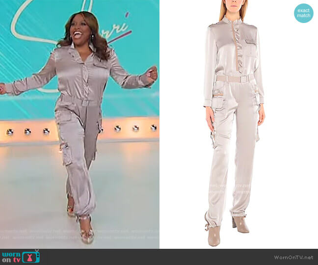 RED Valentino Metallic Jumpsuit worn by Sherri Shepherd on Sherri