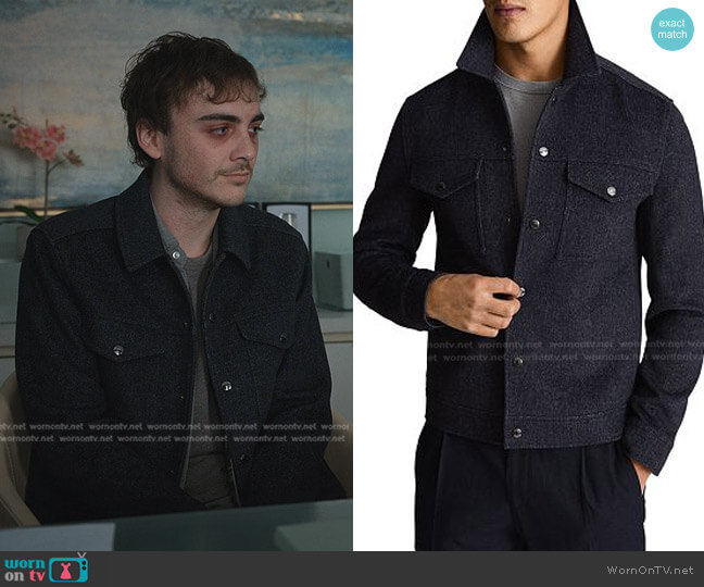 Reiss Jenner Solid Blouson Jacket