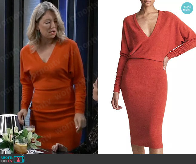 Reiss Jenna Dress worn by Nina Reeves (Cynthia Watros) on General Hospital