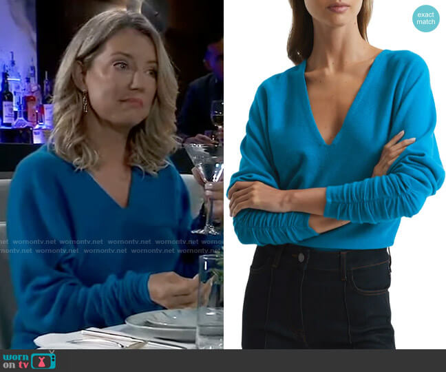 Reiss Jolie Sweater worn by Nina Reeves (Cynthia Watros) on General Hospital