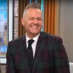Ross Mathews’s plaid blazer on CBS Mornings