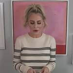 Sadie Murray’s white striped sweatshirt on Extra