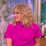 Sara’s pink cutout jumpsuit on The View