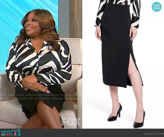 Sergio Hudson x Target High-Waist Slited Pencil Skirt worn by Sherri Shepherd on Sherri