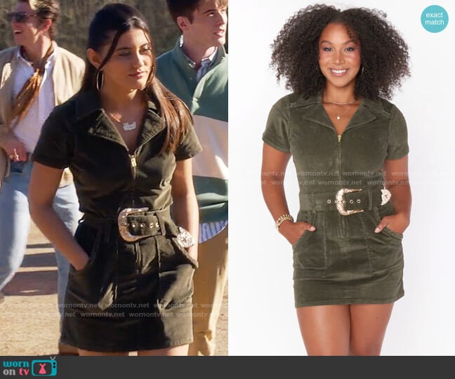 Show Me Your Mumu Outlaw Dress worn by Ana Phoenix (Emma Milani) on Monarch
