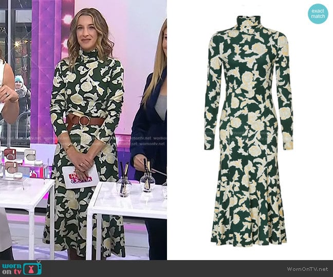 Tanya Taylor Thea Dress worn by Andrea Lavinthal on Today