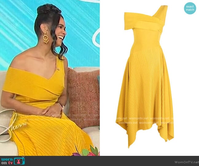Thebe Magugu One-shoulder Knitted Dress worn by Misty Copeland on Sherri